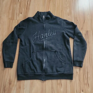 Women’s Harley Davidson XLarge zip-up crew sweatshirt